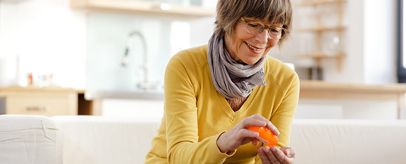 Older woman at home