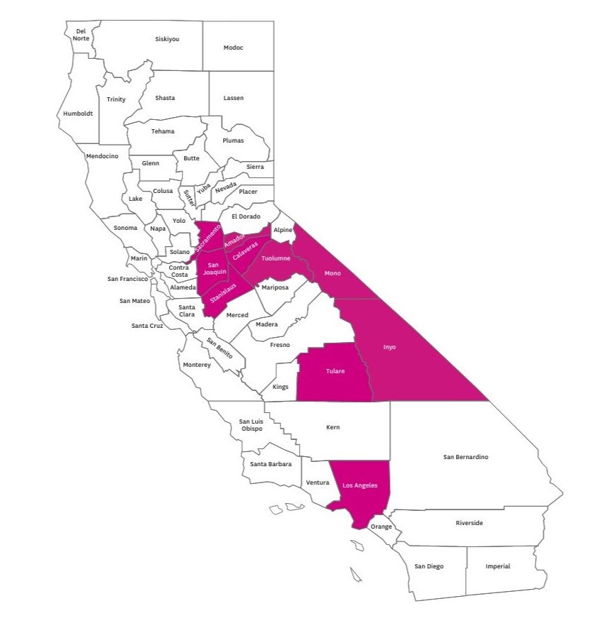 Health Net County Service Areas