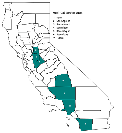 Medi-Cal Service Areas