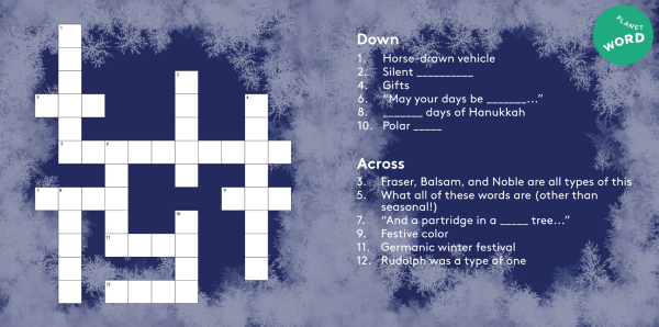 crossword puzzle